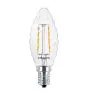 Philips Corepro LEDcandle E14 Attorcigliata Candela Filamento Chiara 2W 250lm - 827 Bianco Molto Caldo | Sostitutiva 25W