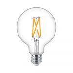 Philips MASTER Value LEDglobe E27 93mm Filamento Chiara 5.9W 806lm - 922-927 Bianco Molto Caldo | Miglior Resa Cromatica - Dimmerabile - Sostitutiva 60W