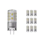 Confezione Multipack 10x Osram Parathom LED Pin GY6.35 4.5W 470lm - 827 Bianco Molto Caldo | Dimmerabile - Sostitutiva 40W