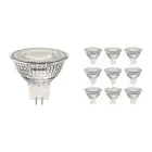 Confezione Multipack 10x Noxion Faretti LED GU5.3 MR16 4W 345lm 36D - 827 Bianco Molto Caldo | Sostitutiva 35W